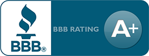 BBB Accredited Business, A+ Rating